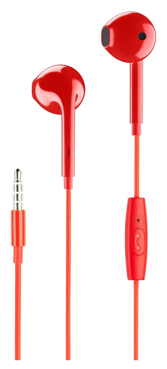 Color In-Ear Kopfhörer Kabelgebunden  (Rot) 