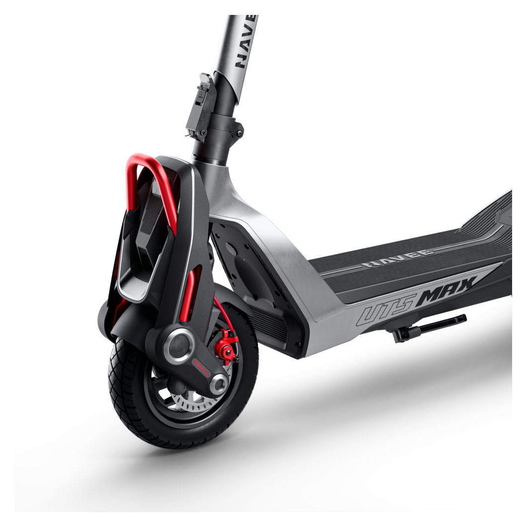 UT5 Max 2400 W E-Scooter 15,3 Ah 100 km Reichweite 34 kg  (Grau) 