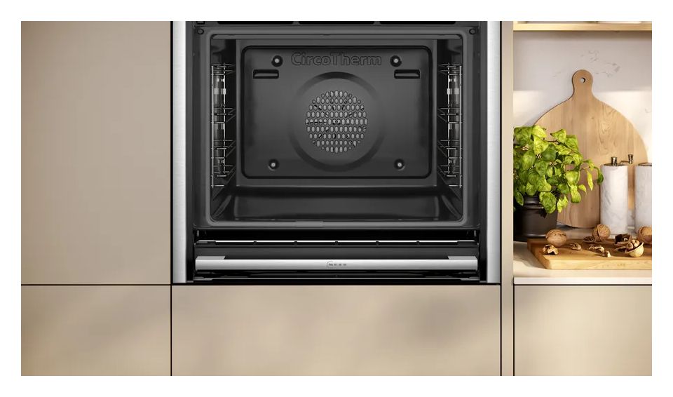 BMK6470CS (B64CS71N0 + Z1608CX0) Slide & Hide Einbaubackofen groß AutoClean 