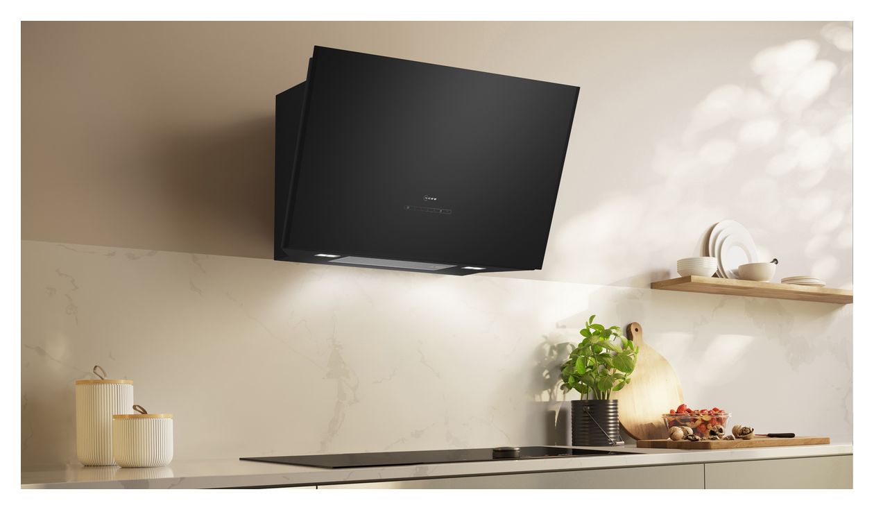 D88IAN2S0 Abluft/Umluft Dunstabzugshaube/Esse Wand (Schwarz) 