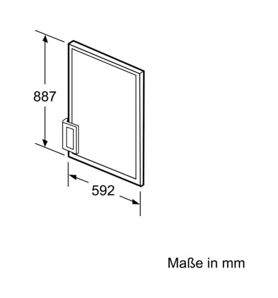 KF1213Z0 Türpanel (Weiß) 