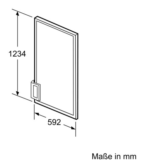 KF1413Z0 Türpanel (Weiß) 