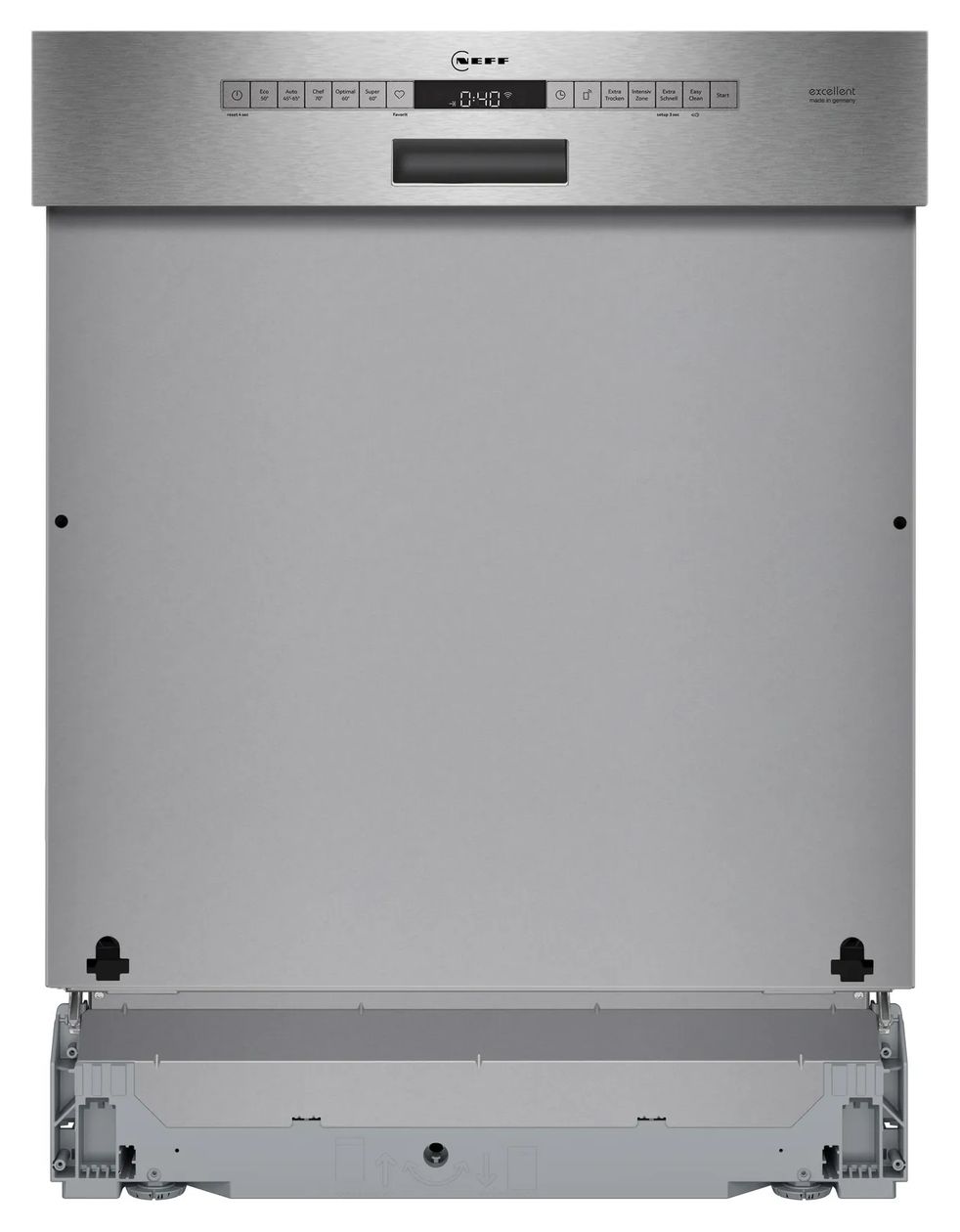 N50 S145EBS05D 60 cm Geschirrspüler teilintegriert (ohne Front) Sehr leise 13 Maßgedecke aquaStop Funktion Wärmetauscher/Türöffnungstrocknung 