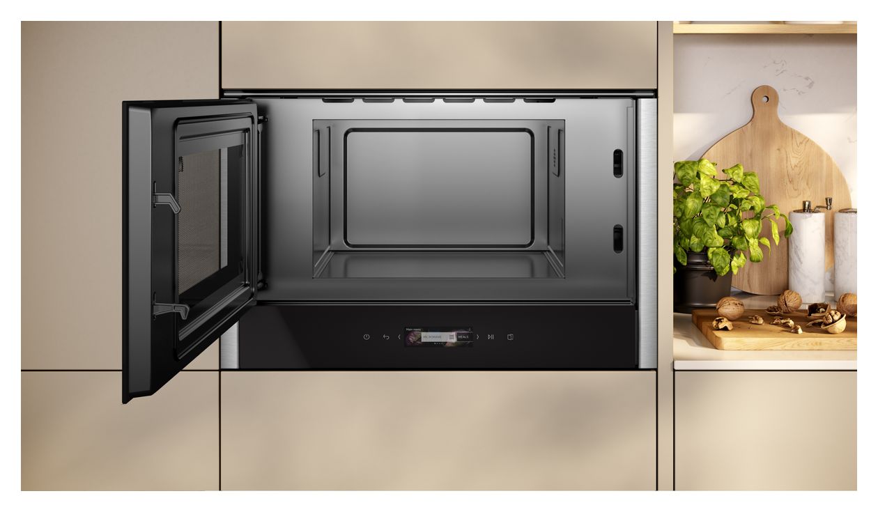 N70 NL4WR21N1 Einbau-Mikrowelle 900 W Größe: mittel 5 Stufen (Schwarz) 