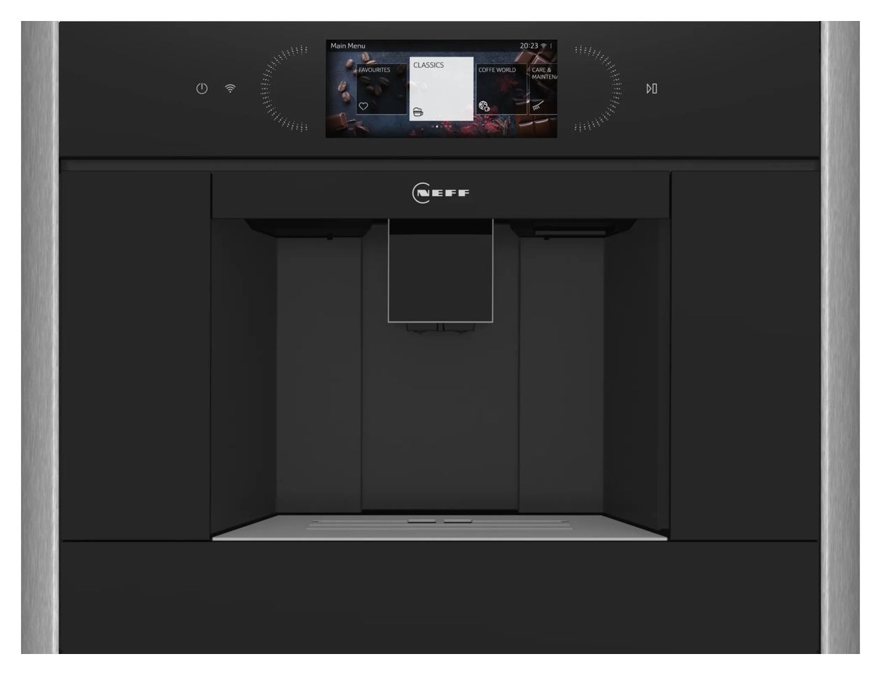 N90 CL4TT11N0 Kaffeevollautomat 19 bar 2,4 l 500 g (Schwarz, Edelstahl) 