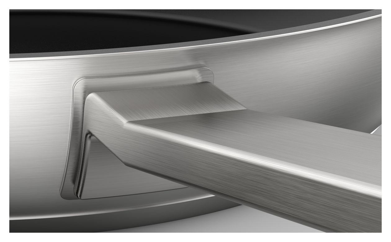 Z9428CF0 Allzweckpfanne 22 cm Rund Aluminium beschichtet  (Schwarz, Edelstahl) 