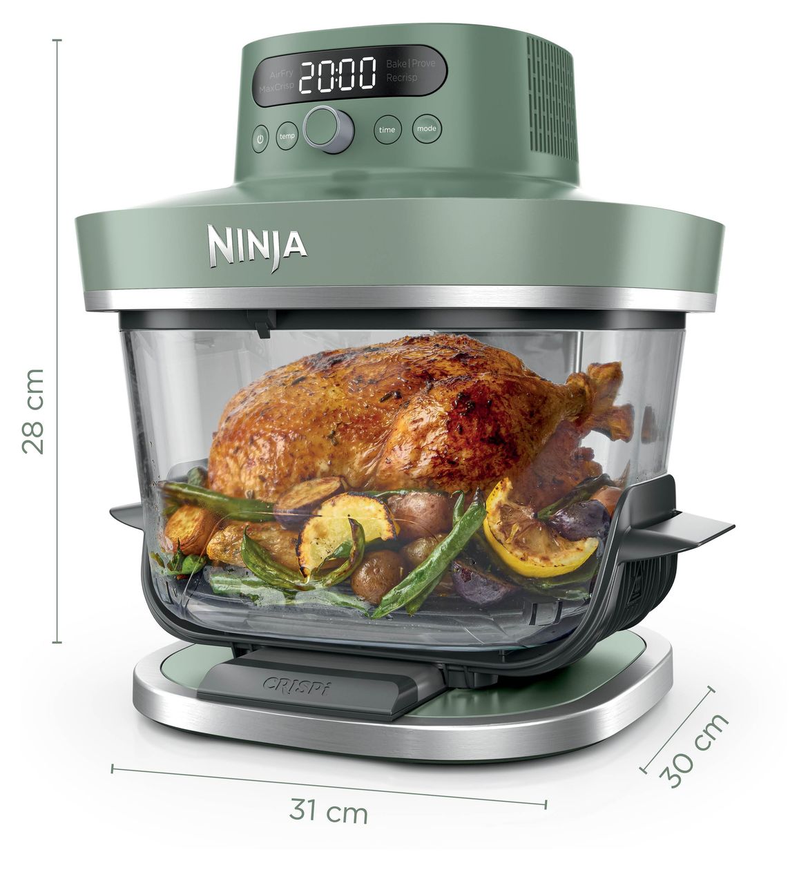 AS090EUGN Crispi Pro 5-in-1 Heißluftfritteuse 