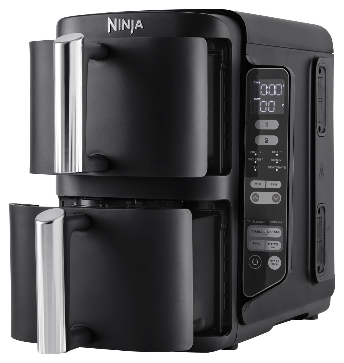 SL300EU Doppel Low Fat Fritteuse 7,6 l 2470 W  (Schwarz) 