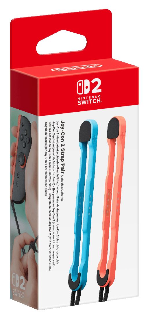 Joy-Con 2-Handgelenksschlaufen-Paar Handschlaufe Nintendo Switch 2 Joy-Con 2  (Blau/Rot) 