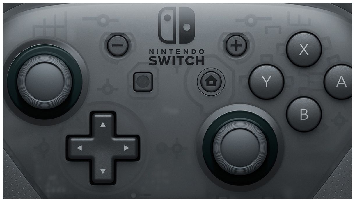 Pro Controller Analog / Digital Gamepad Nintendo Switch, PC kabellos (Schwarz) 