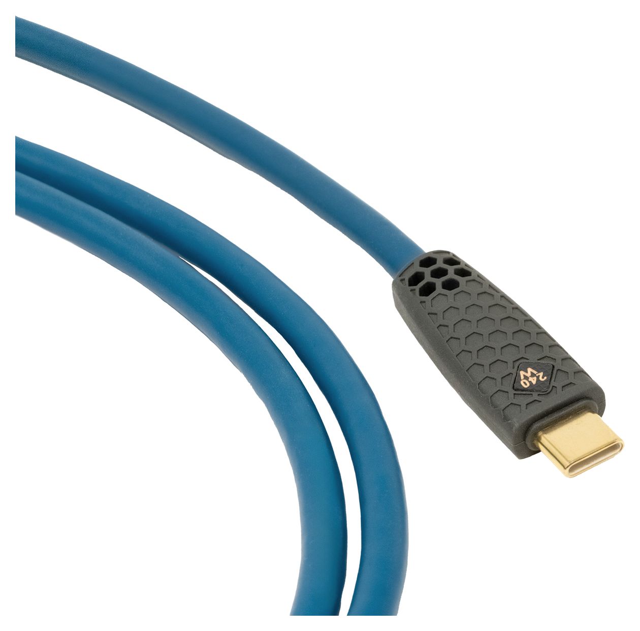 D1C9565 40 Gbit/s USB C auf USB C Männlich bis 240 W 0,5 m  (Blau, Schwarz) 