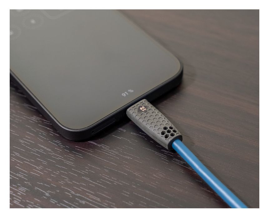 USB Flex Charge AC 0,48 Gbit/s USB A auf USB C Männlich bis 60 W 1 m  (Blau) 