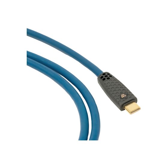 USB Flex Charge CC 0,48 Gbit/s Rundkabel USB C auf USB C Männlich bis 240 W 1 m  (Blau, Schwarz) 