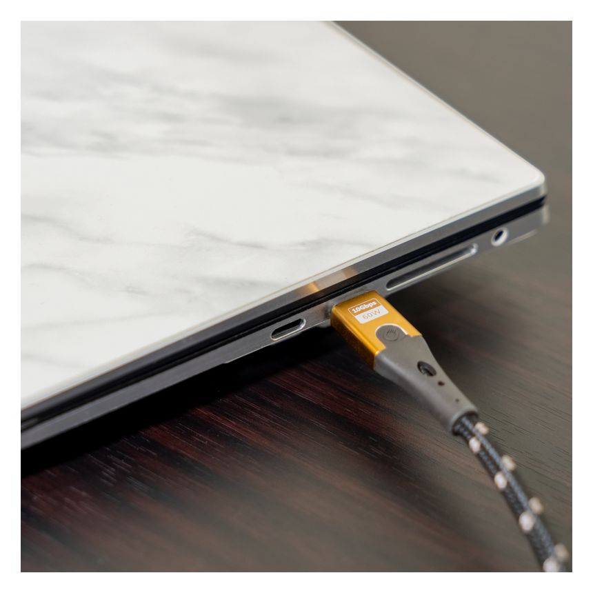 USB Primus AC 10 Gbit/s Rundkabel USB A auf USB C Männlich bis 60 W 0,5 m  (Schwarz) 