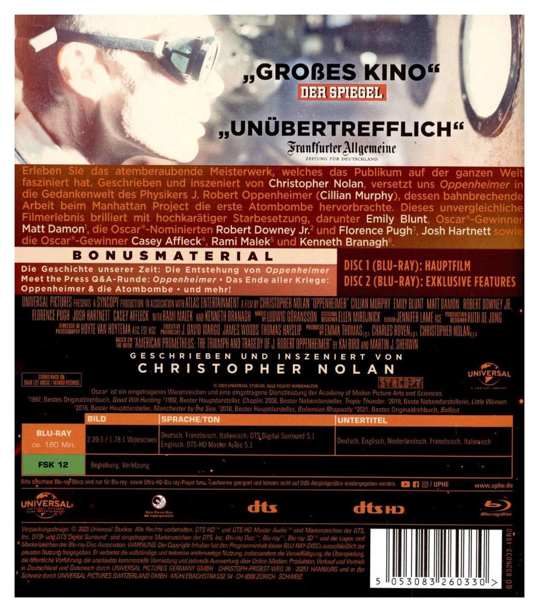 Oppenheimer (Blu-Ray) 