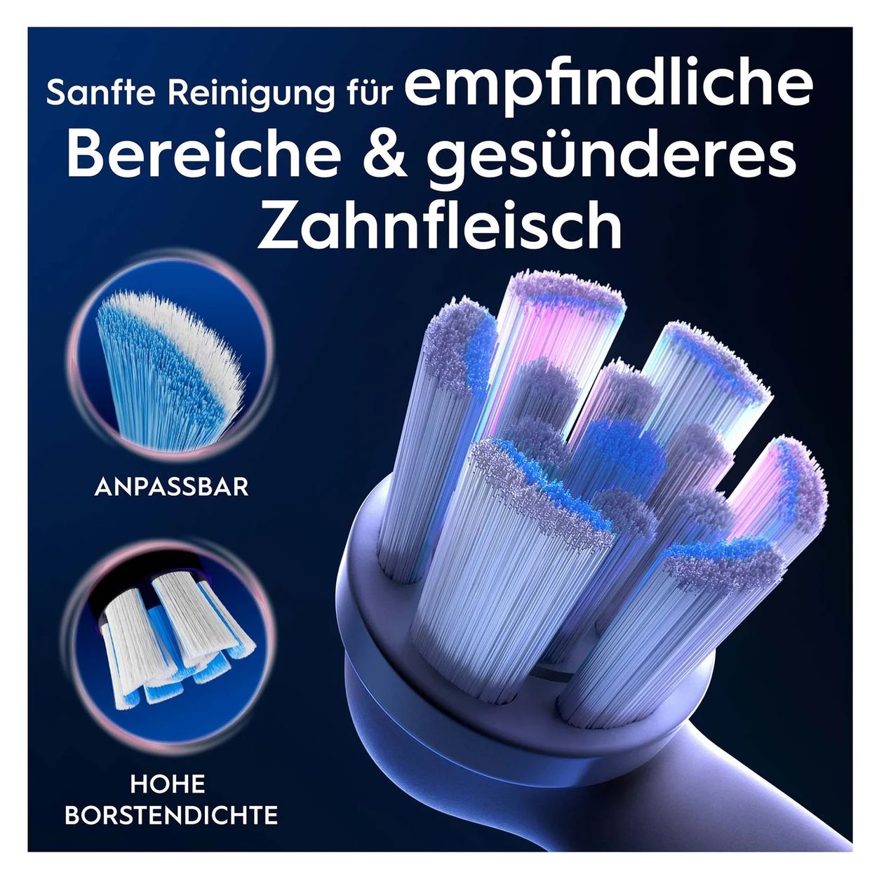 iO Sanfte Reinigung Aufsteckbürsten 