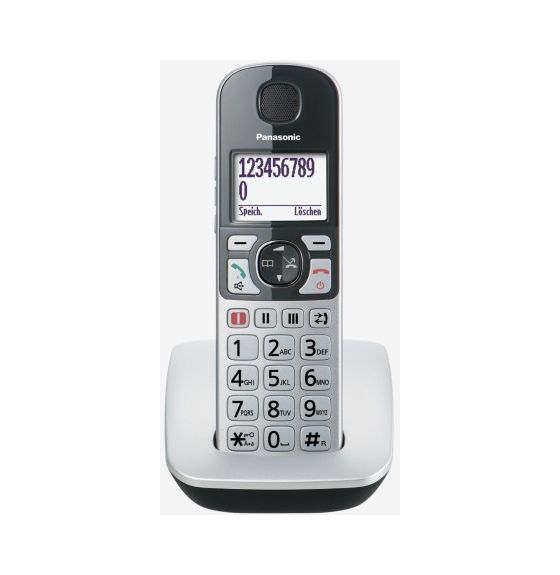 KX-TGE510GS DECT-Telefon  (Schwarz, Silber) 
