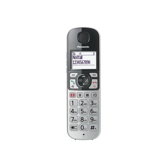 KX-TGE520GS DECT-Telefon  (Schwarz, Silber) 