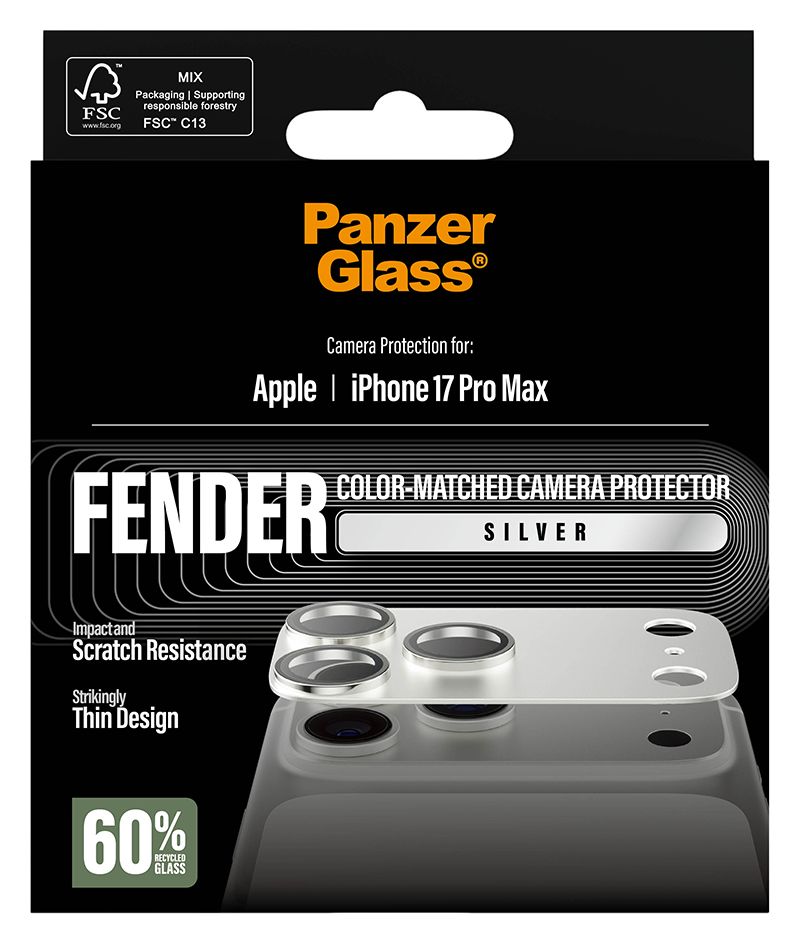 12980 Fender Kameraschutz Klare Bildschirmschutzfolie Silikon für  Apple Apple - iPhone 17 Pro Max Kratzresistent, Schockresistent 