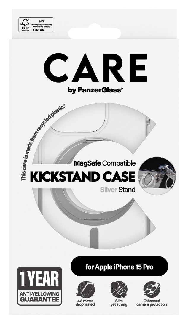 1414 Feature Case Cover für Apple Apple - iPhone 15 Pro  (Transparent) 