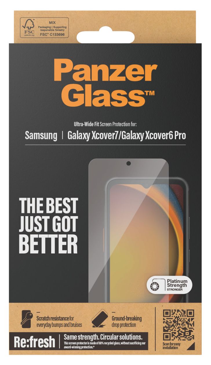 7365 Klare Bildschirmschutzfolie Kunststoff für  Samsung Samsung - Galaxy Xcover 6 Pro, Samsung - Galaxy Xcover 7 Kratzresistent, Schockresistent 