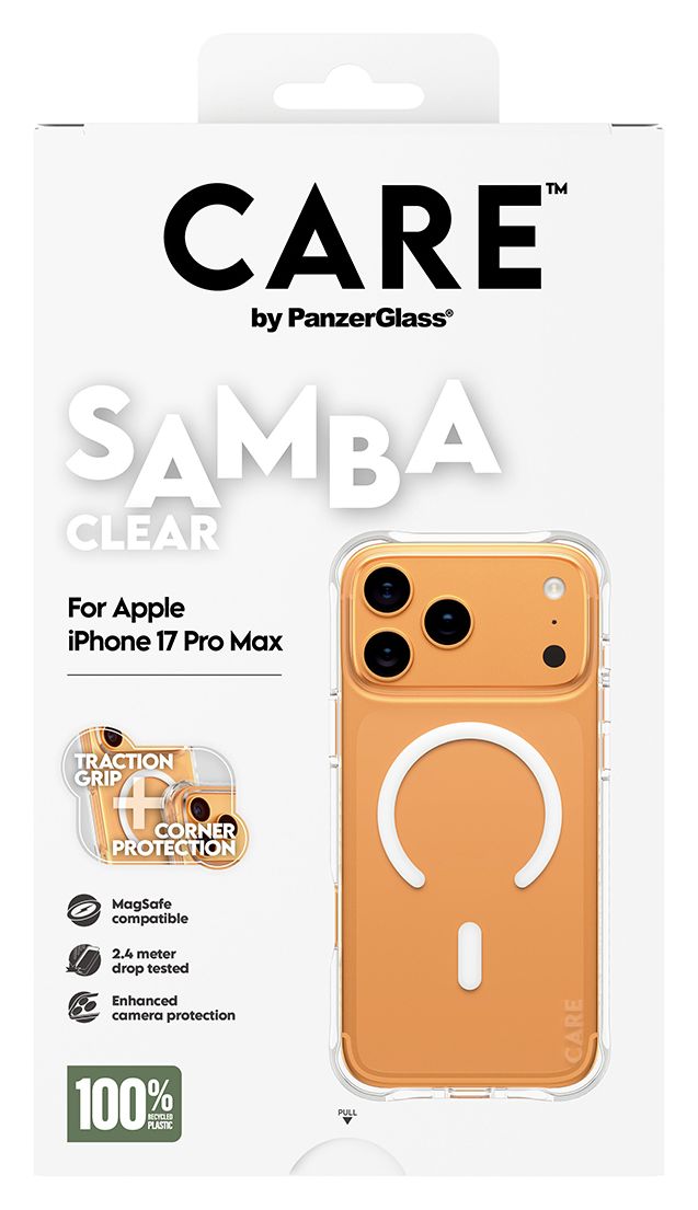 84109 Care Case Samba Cover für Apple Apple - iPhone 17 Pro Max  (Transparent) 