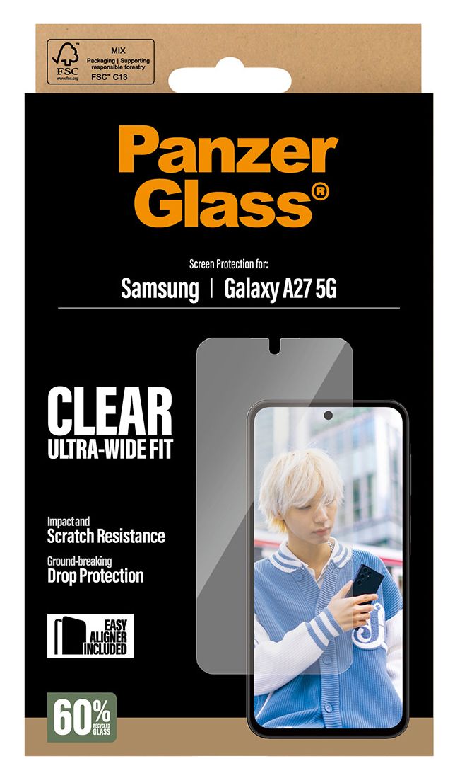88998 Klare Bildschirmschutzfolie Polyethylenterephthalat, Silikon für  Samsung Samsung - Galaxy A27 5G Kratzresistent, Schockresistent 