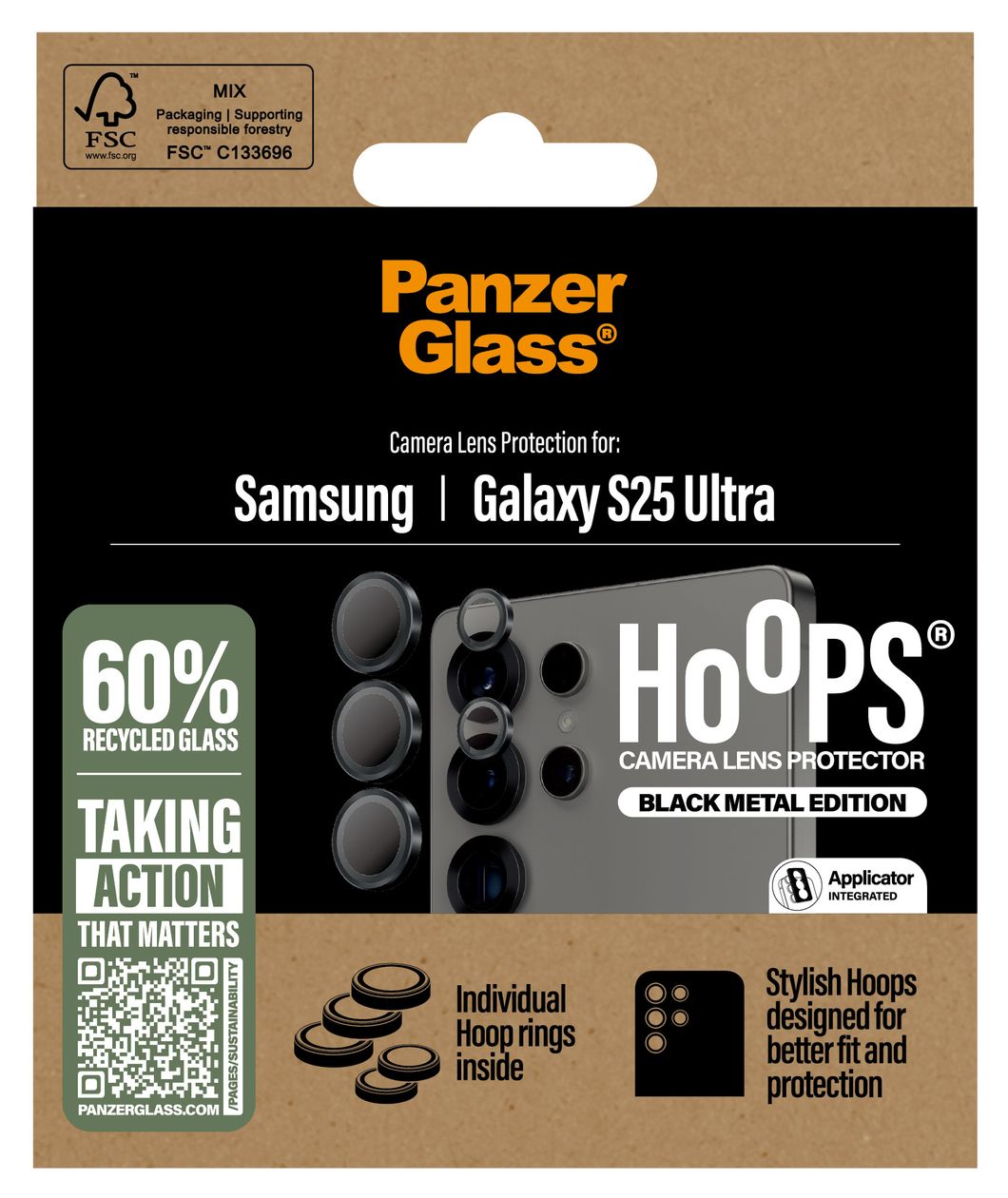 Ceramic Hoops Klare Bildschirmschutzfolie Gehärtetes Glas, Silikon für  Samsung Samsung - Galaxy S25 Ultra Kratzresistent, Schockresistent 