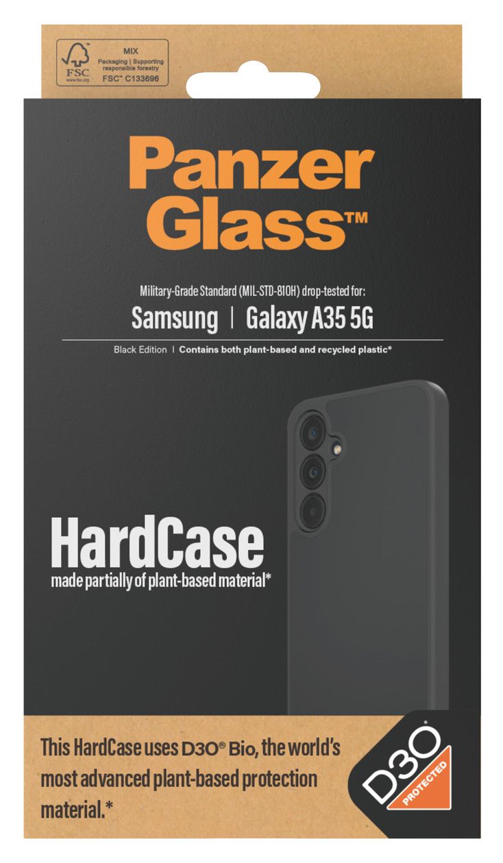 HardCase Cover für Samsung Samsung - Galaxy A35 5G  (Schwarz) 