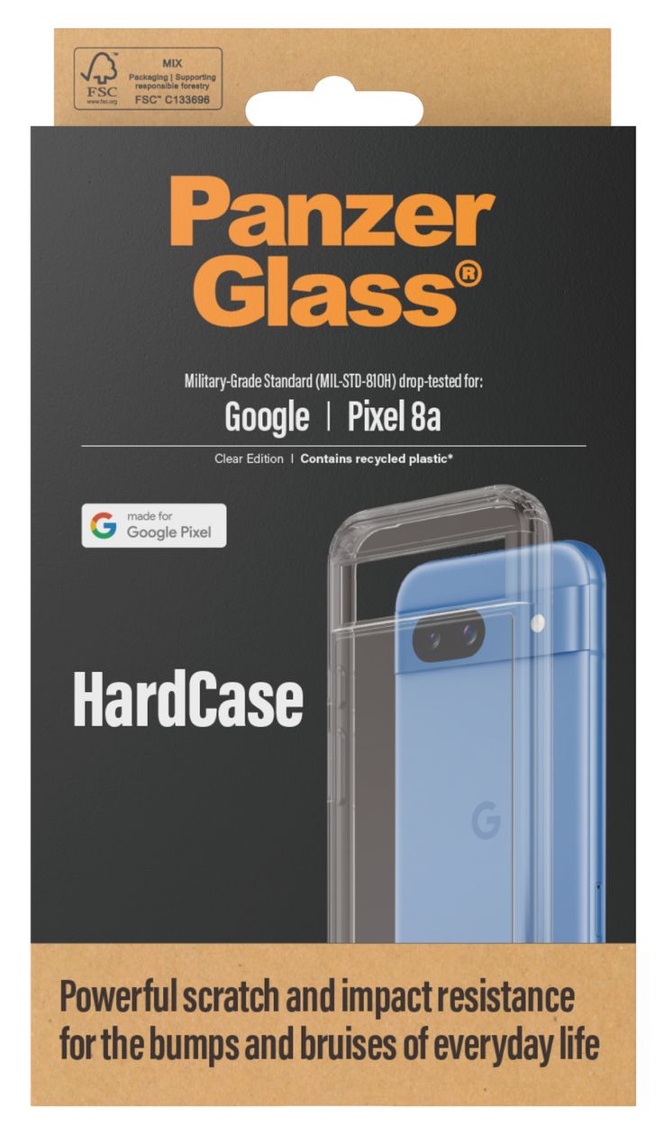 HardCase Cover für Google Google - Pixel 8a  (Transparent) 