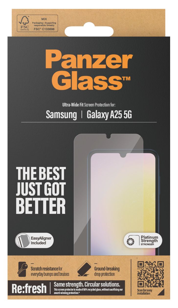 Screen Protector Klare Bildschirmschutzfolie Kunststoff für Samsung Galaxy A25 