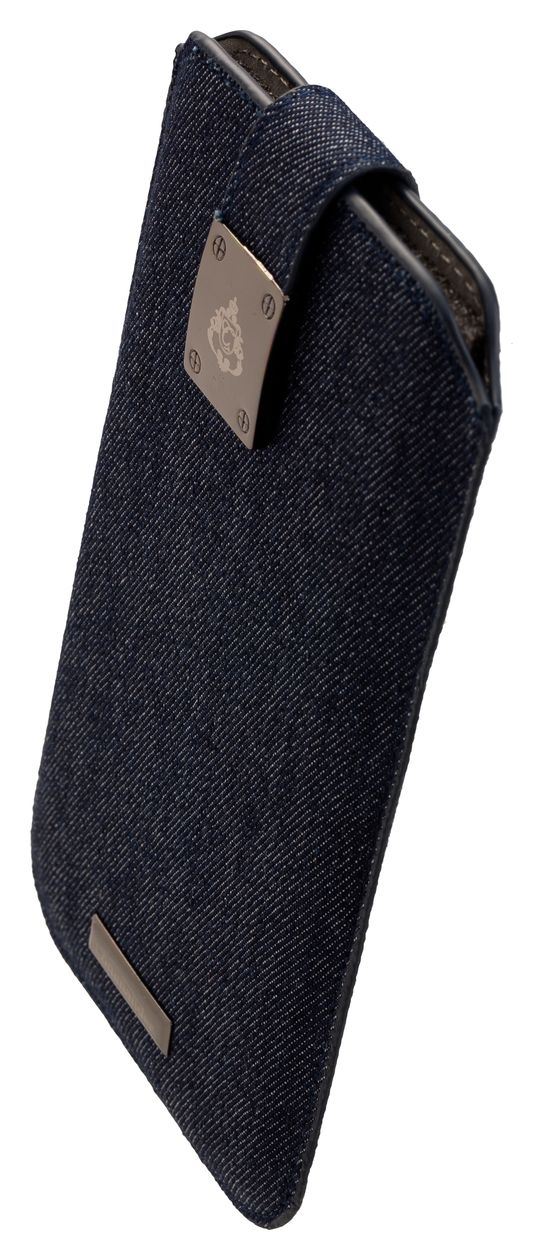 15288 Commander Milano XXL Beuteltasche für Samsung Samsung G900 Galaxy S5/ Sony Xperia Z/ HTC One (M8)  (Schwarz) 