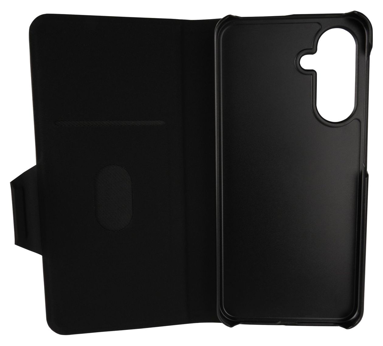 23053 Book Case Flap Geldbörsenhülle für Samsung A17 5G  (Schwarz) 