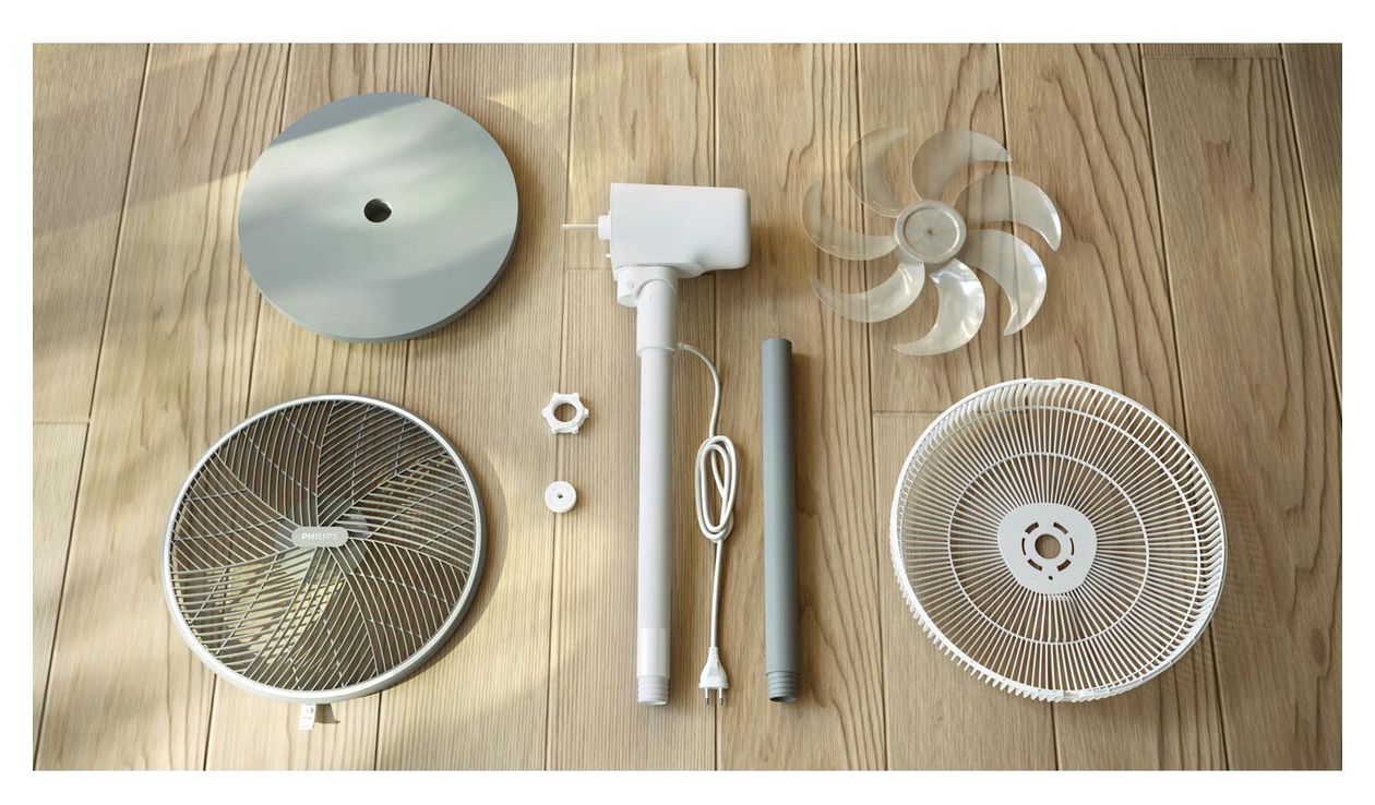 2000 Series CX2550/00 2562 m³/h Ventilator Stand neigbar 46 dB  (Grau) 