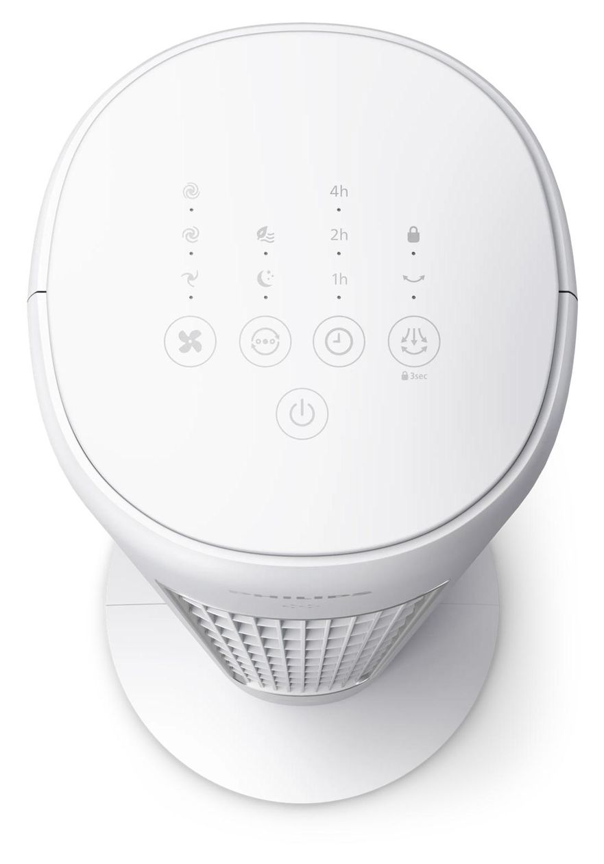 5000 Series CX5535/00 2230 m³/h Turmventilator Stand 46 dB  (Grau) 