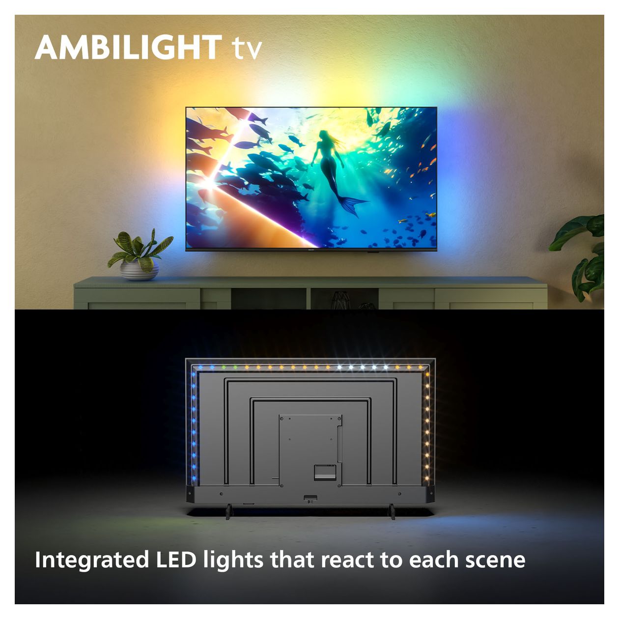 65PUS8500/12 QLED 165,1 cm (65 Zoll) Fernseher 4K Ultra HD IntelliSound VESA 400 x 300 mm 