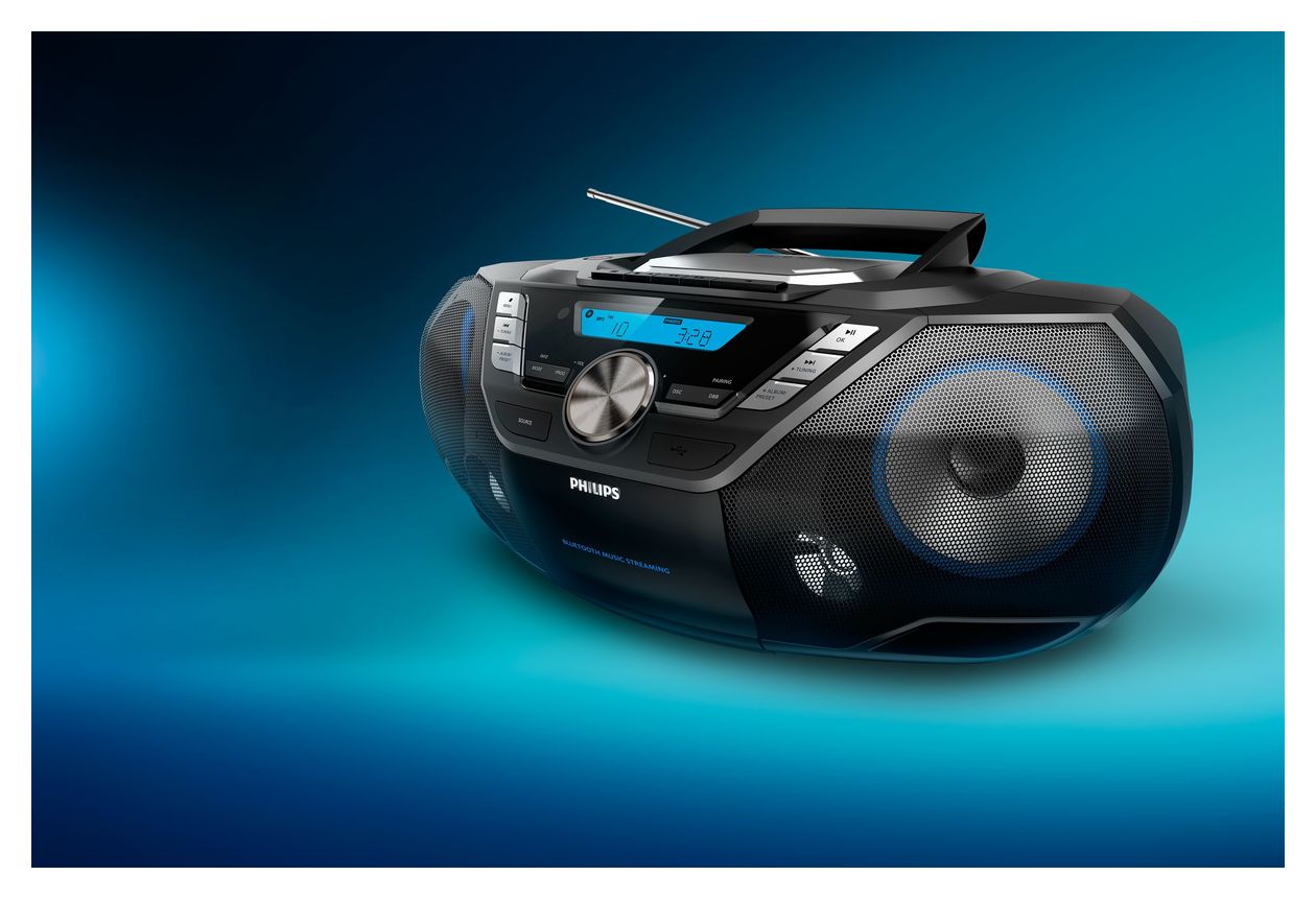 AZB798T/12 CD Player DAB, DAB+, FM Radio  (Schwarz) 