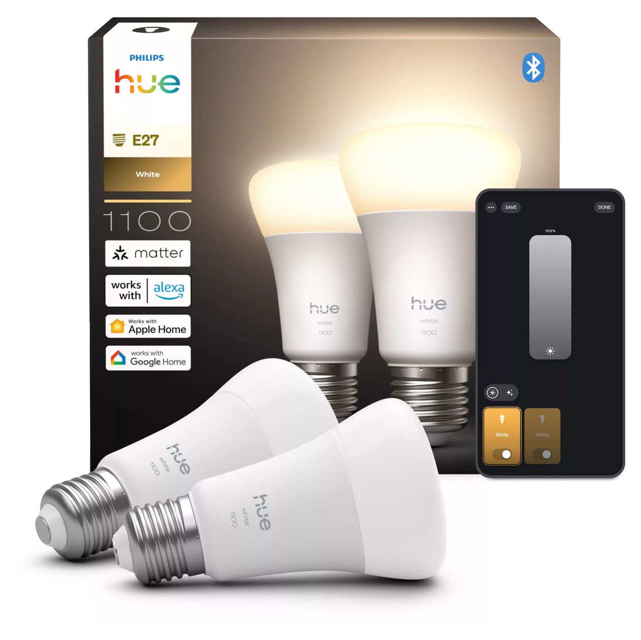 A60 – Smarte Lampe E27 – 1100 lm 