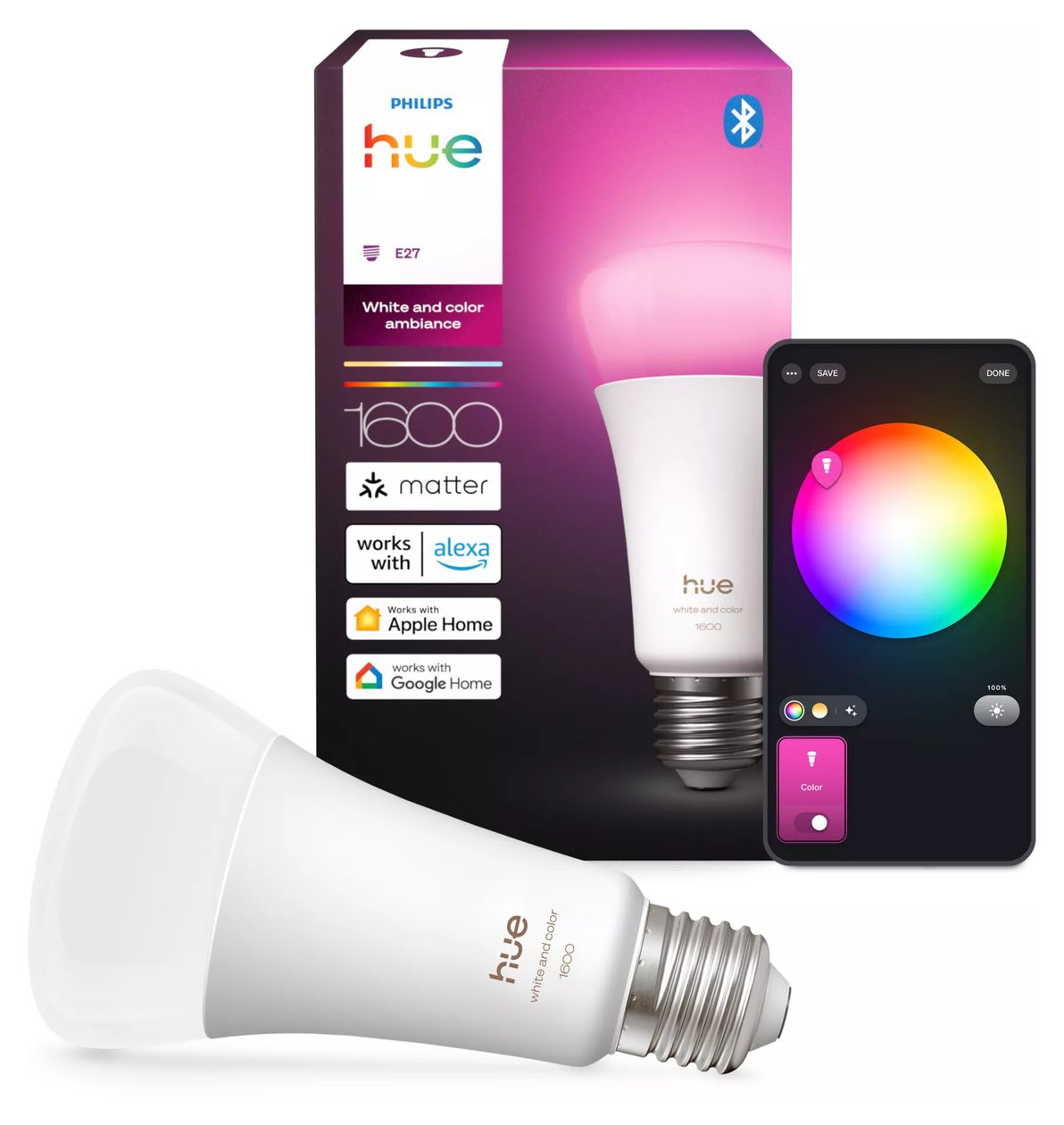 A67 – Smarte Lampe E27 – 1600 