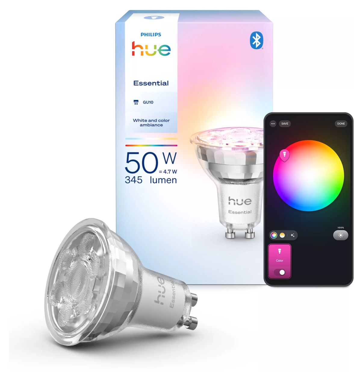 Essential GU10 – Smarter Spot – 345 lm – 4,7 W 