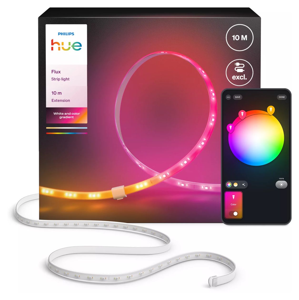 Hue Lichtstreifen Indoor Erweiterung 10m Multi 