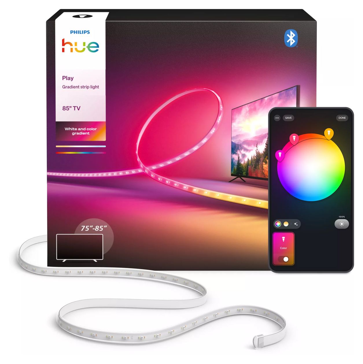 Philips Hue Play Gradient Lightstrip, 85" 