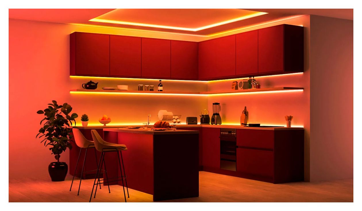 Smarter RGBIC-LED-Lightstrip, 2 x 5 m, Typ C, Connected by WiZ 