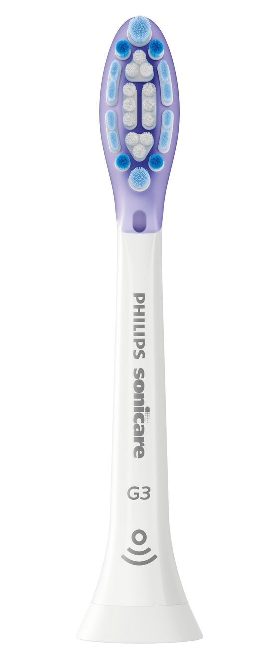 G3 Premium Gum Care HX9054/17 4x Weiße Bürstenköpfe für Schallzahnbürste 