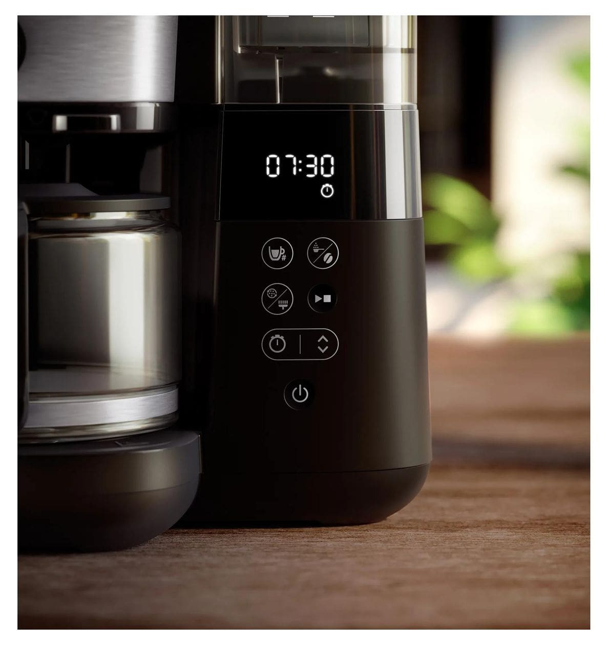 HD7900/01 All-in-1 Brew 10 Tassen Filterkaffeemaschine 1,2 l  (Schwarz) 