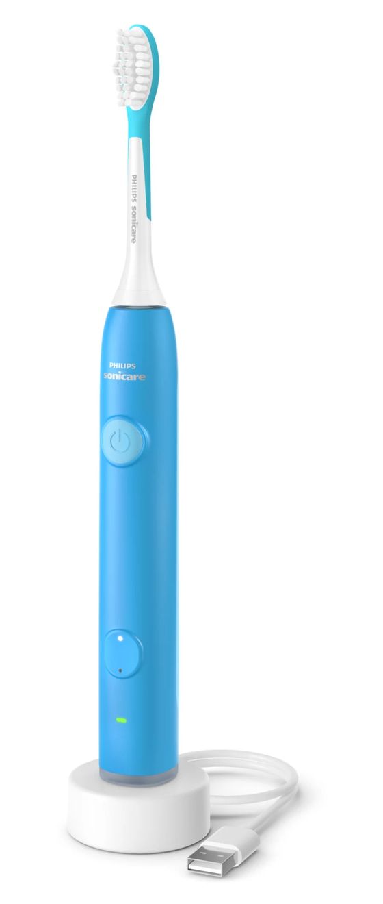 HX6600/42 For Kids Smart Schall-Zahnbürste für Kinder 504 h  (Blau) 