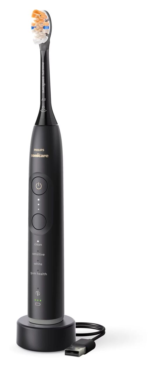 HX7421 Sonicare 7500 Schall-Zahnbürste für Erwachsene 504 h  (Schwarz) 