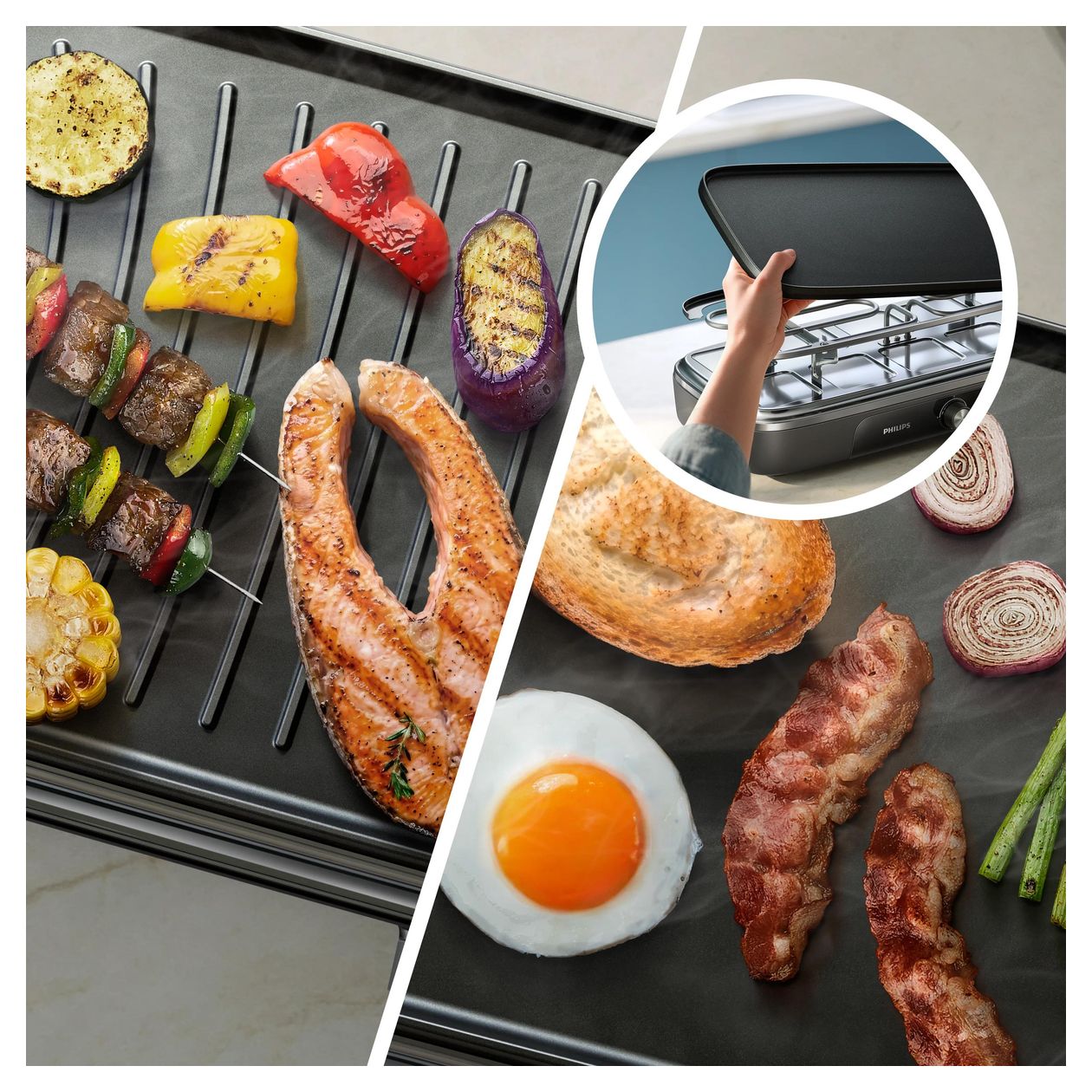Raclette Grill 2-in-1 