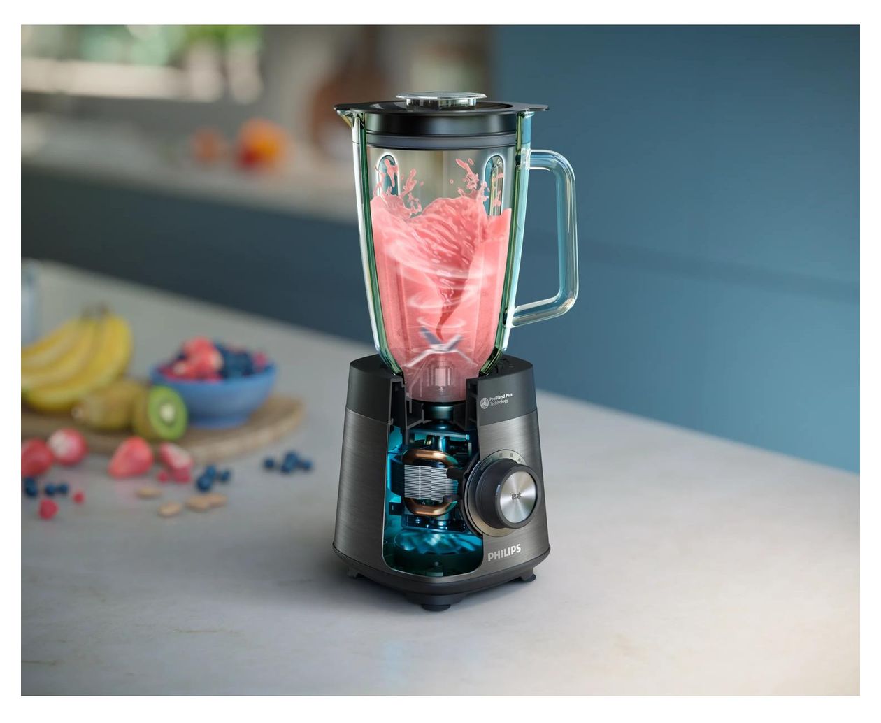 Serie 5000 HR3041/00 2 l Standmixer 6 Geschwindigkeiten 1200 W 