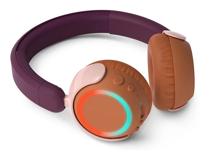 TAK4200MP/00 Ohraufliegender Bluetooth Kopfhörer kabellos 45 h Laufzeit (Orange, Violett, Rose) 